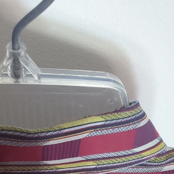 Robert Graham Mens Shirt Button Down Multicolor Plaid Cotton Silk Christmas XL - Picture 13 of 15